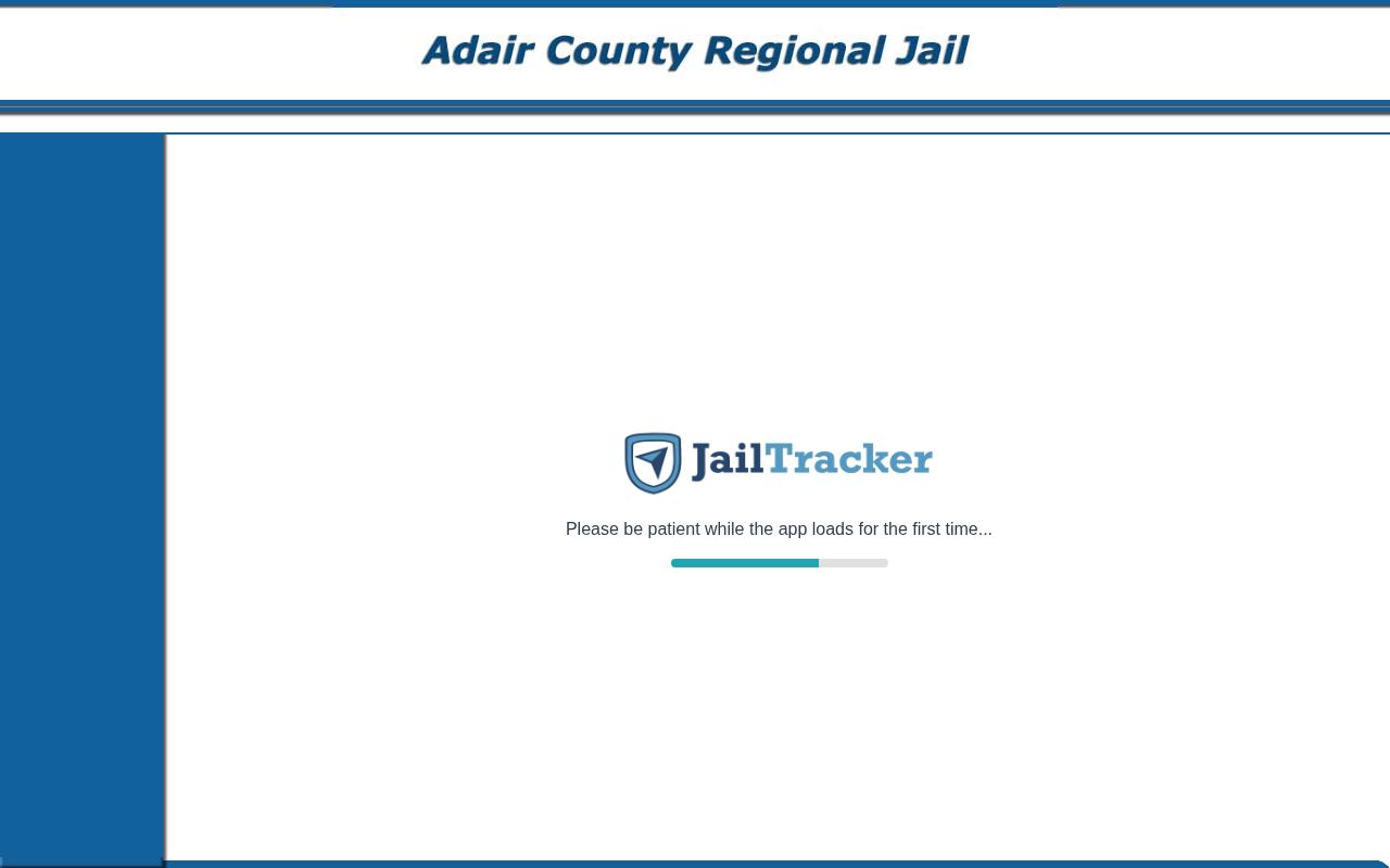 Adair County inmate list navigation to the current custody roster